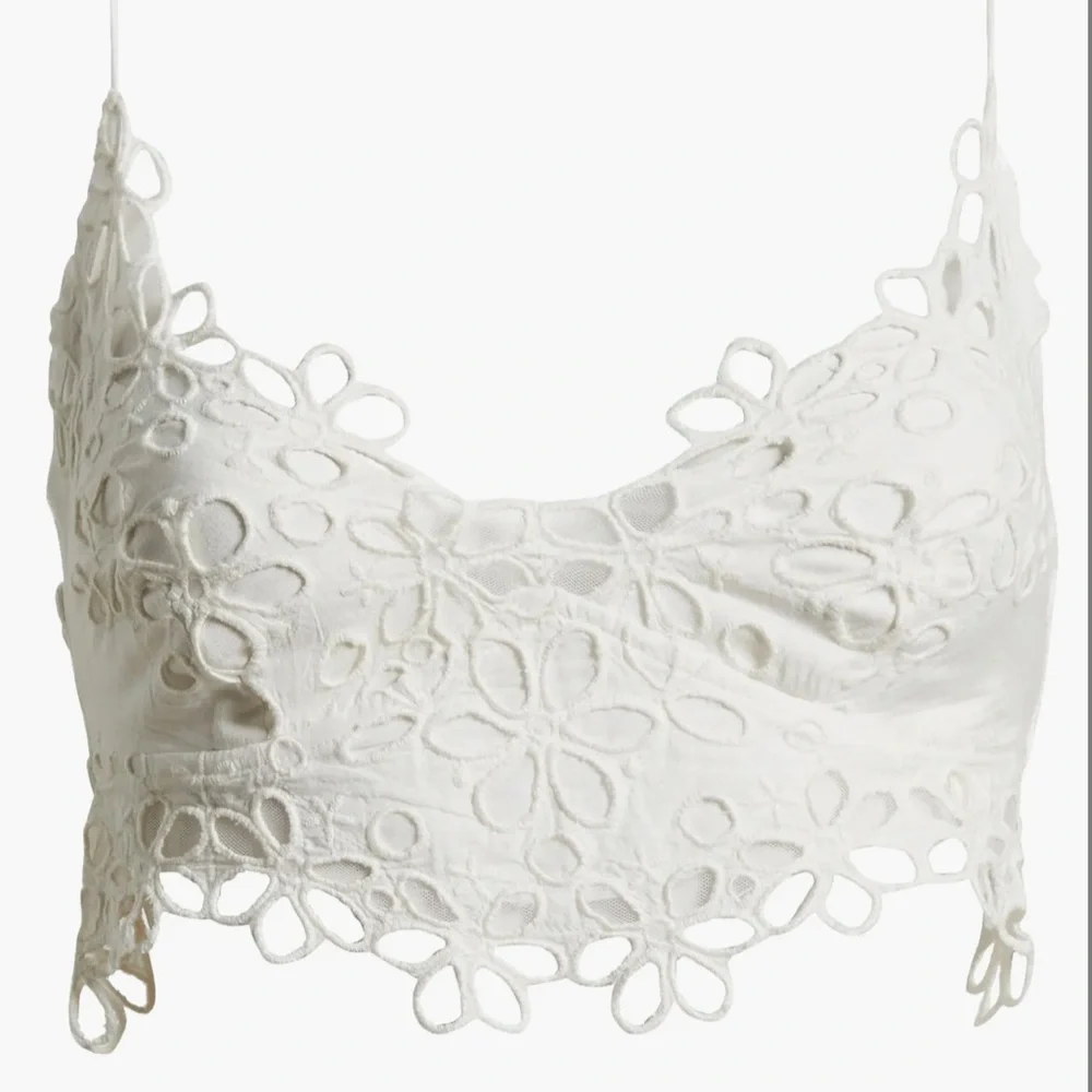 Free People Intimately Optic White Asteria Lace Bralette - Picture 6 of 8